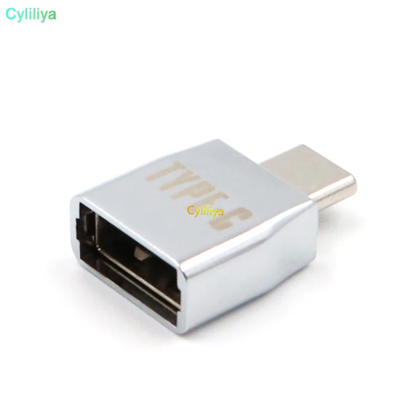 200 комплектов Тип C OTG 2 шт./компл. Micro USB Женский к type C USB Мужской OTG адаптер зарядное устройство комплект сплавов цинка костюм с металлическим шнурком