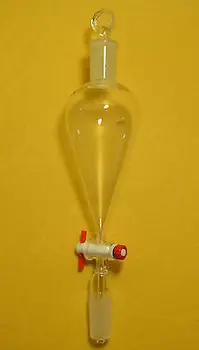 

24/40,500ml,Glass Pyriform Separatory Funnel,Pear Shape,PTFE Stopcock