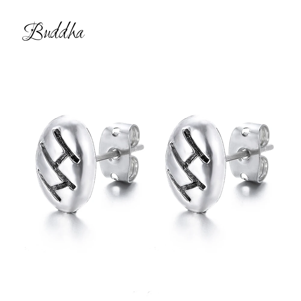 Новое специальное 925 пробы серебро ушные клипы лубочный световое табло небольшой ухо шпильки личности серьги Будда Прямая