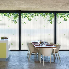 Сумеречный лес, наклейки на окна, балкон, подоконник, спальня, полупрозрачный, непрозрачный, ванная комната, гостиная, ванная комната, стеклянная Фольга-12