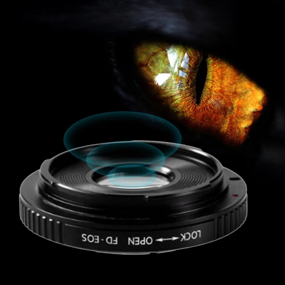 Объектив FD для Canon EOS EF Адаптер крепления для корпуса кольцевой конвертер Infinity Focus со стеклом ручной для макросъемки