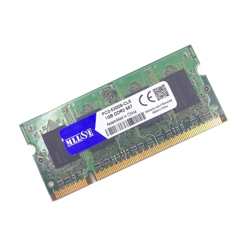 MLLSE 1 Гб 2 ГБ 4 ddr2 667 МГц pc2 5300 sodimm ноутбук ram so dimm оперативная память sdram|memoria ddr2|memoria