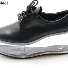 Dipsloot/ г.; Весенняя прозрачная повседневная обувь на толстой платформе для девушек; женская обувь на толстой подошве со шнуровкой; Уличная обувь