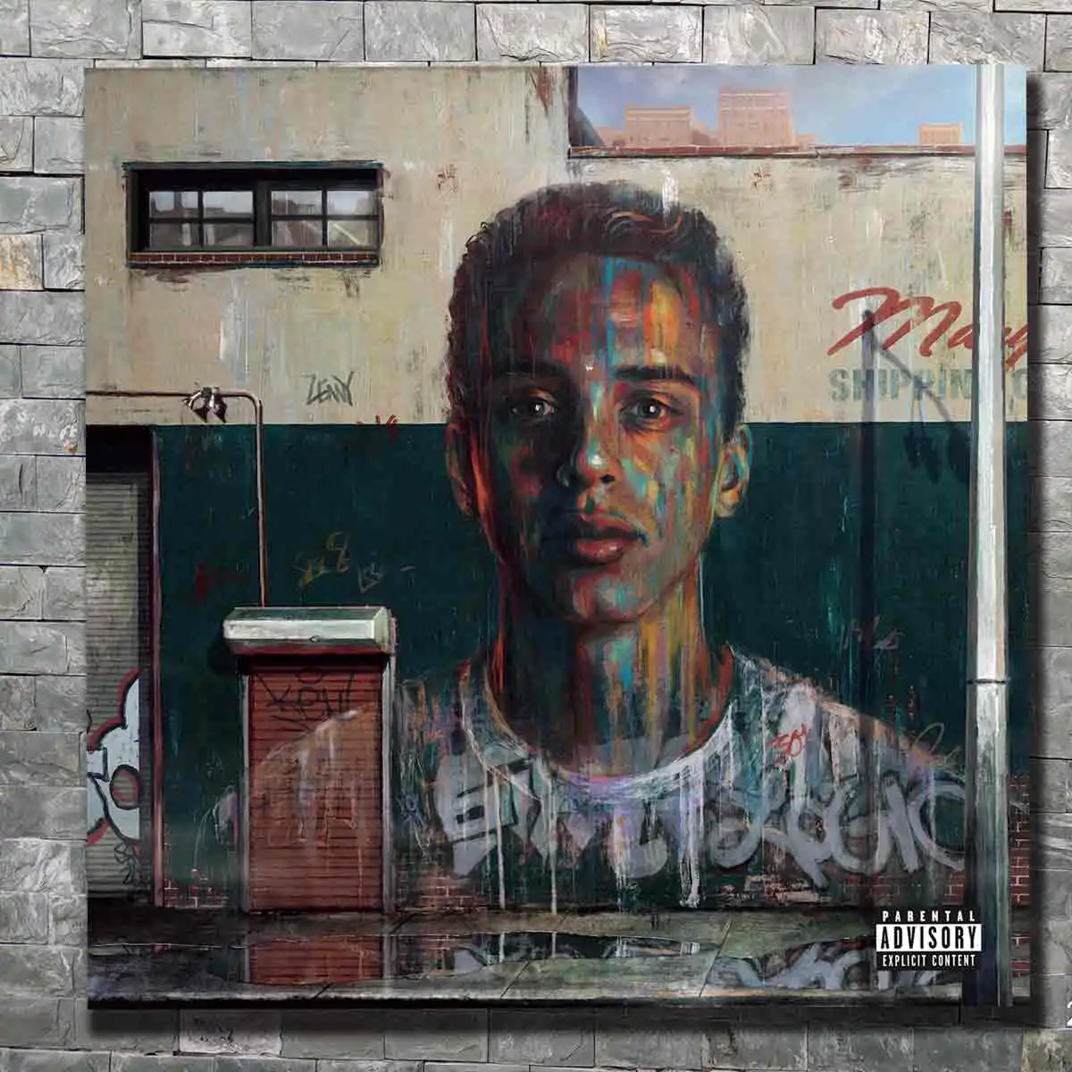 

LOGIC Under Pressure Album Cover Music Art Poster Print Wall decoration decor canvas room decor12x12 24x24 20x20inch