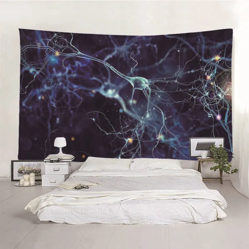 Tapestry Starry Wall Hanging Sandy Beach Throw Rug Blanket Camping Tent Travel Mattress Sleeping Pad Tapestry JUN20