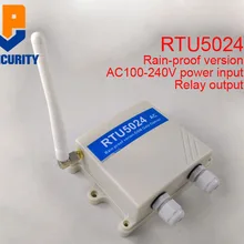 LPSECURITY дождь доказательство 220 В AC RTU5024 GSM Gate открывания двери GSM реле дистанционного Switch Access Управление звонок бесплатный дома безопасности