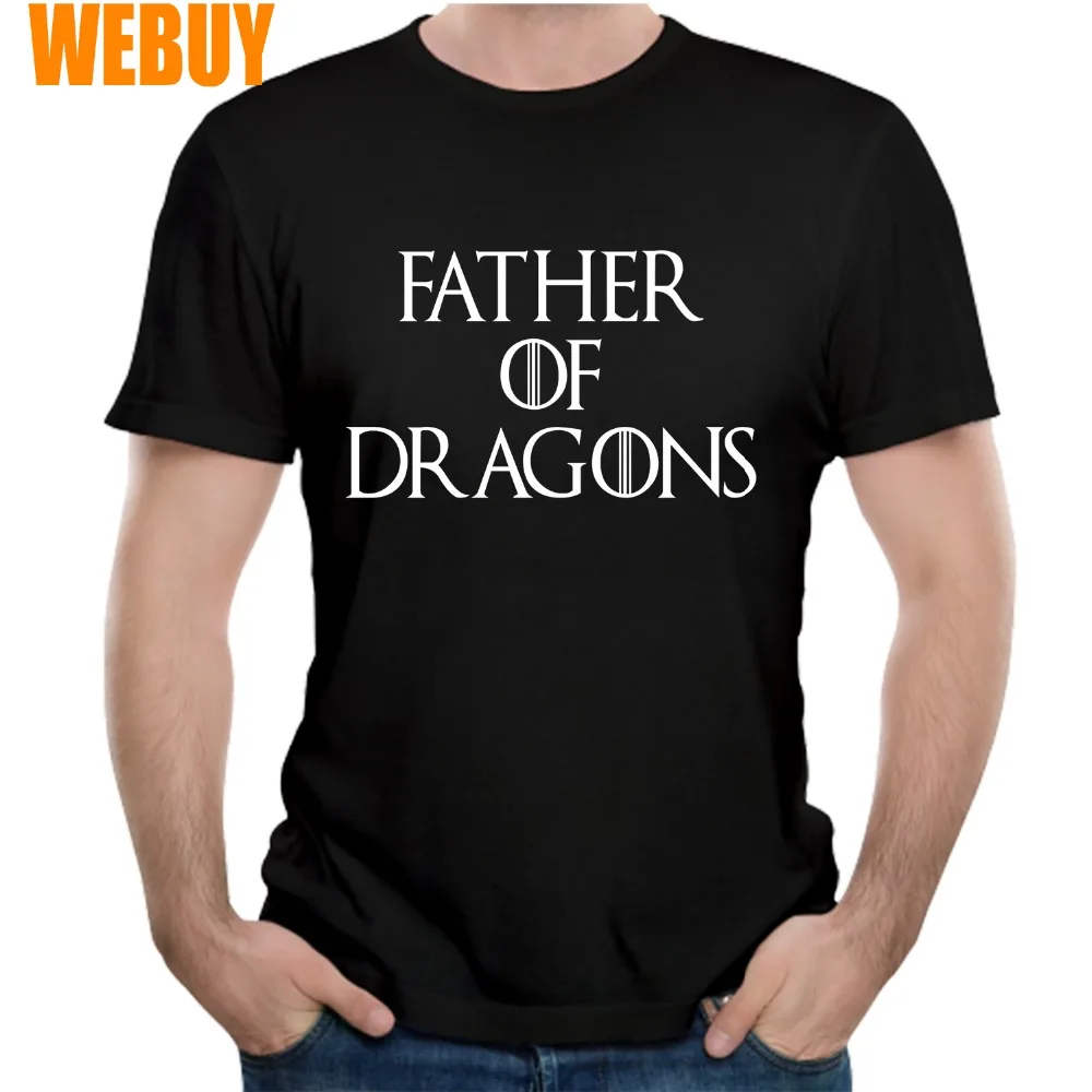 

S-6XL Plus Size Game Of Thrones T Shirt Father Of Dragons Custom Desgin t shirt For Men BONADIAO Camiseta