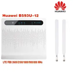 Huawei b593 b593u-12 LTE TDD FDD CPE 4 г маршрутизатор с внешней антенной 2 шт