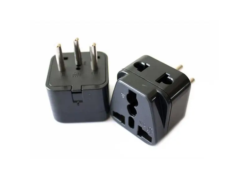 10pcs Wdi11 Travel Adaptor/plug Converter In Black *ce Marked