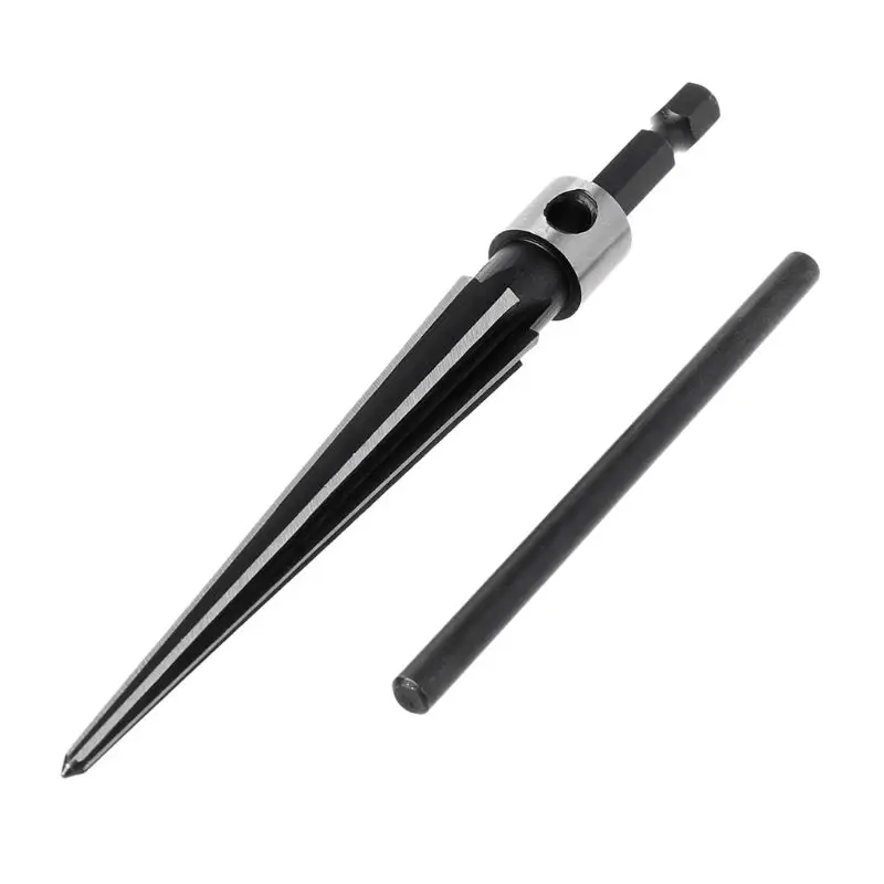 3-13 мм Мост штифт отверстие ручной расширитель Т-образная ручка коническая 6 рифленая фаска буровая коронка по дереву инструмент для резки DEC03