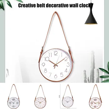 

Novelty Belt Wall Clock Mute Decorative Clock for Home HYD88
