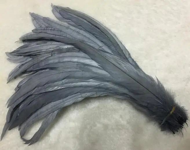 Natural Brown Rooster Tail Feather Accessories for DIY and Performance