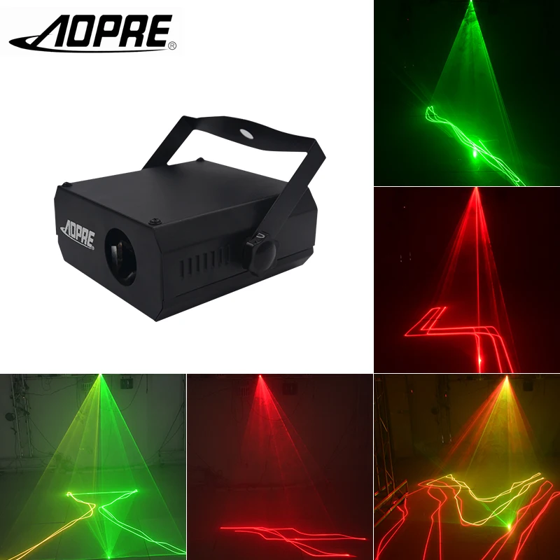 

Laser Stage Lighting Mini Laser Projector Lighting Effect with Voice Automatic Control for Disco laser Clubs KTV DJ Lights L200R