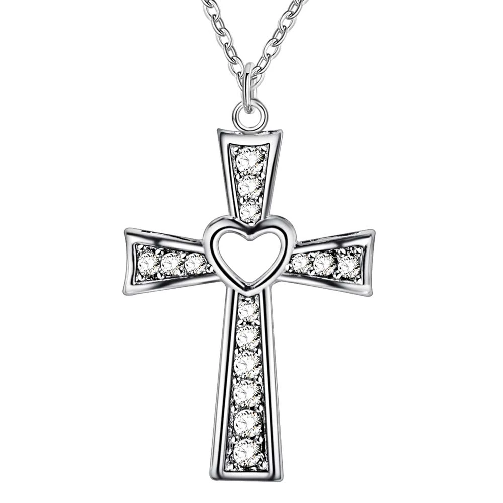 Lujo Collar Elegante Para Mujer Chapado En Plata