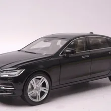 1:18 литья под давлением модель для Volvo S90 T5H Черный сплав игрушечный автомобиль миниатюрная Коллекция подарков