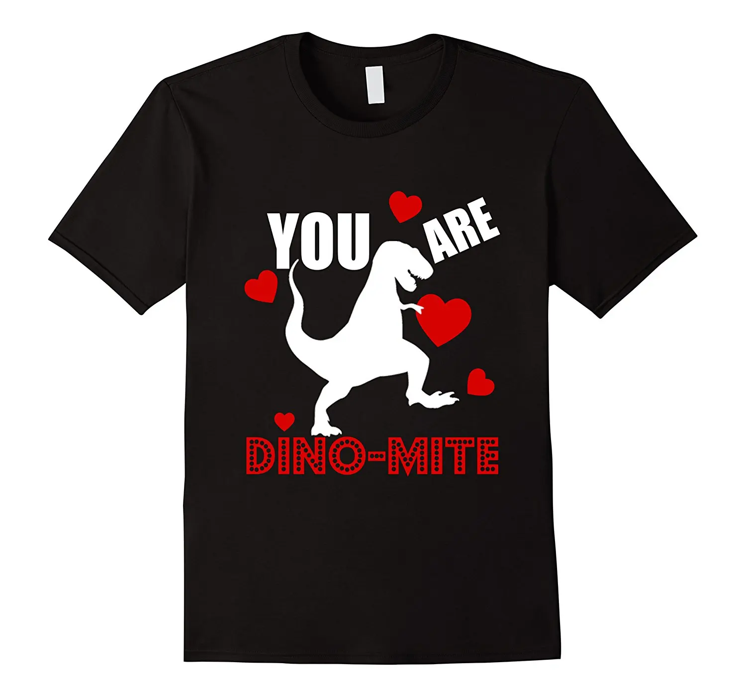 

Cute Valentines Day Dinosaur T Shirt Boys Men Boyfriend New T-Shirts Unisex Funny Tops Tee Fashion New Arrival Simple