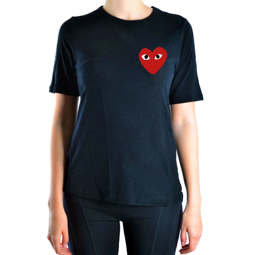 t shirt brand with heart and eyes