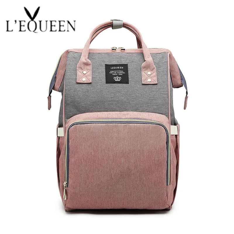

New Fashion Mummy Maternity Nappy Bag Large Capacity Baby Diaper Bag Travel Backpack for Mom Nursing Bag for Baby Care