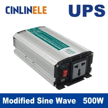 Common inverter UPS+Charger 500W Modified Sine Wave Inverter CLM500A DC 12V 24V 48V to AC 110V 220V 500W Surge Energy 1000W