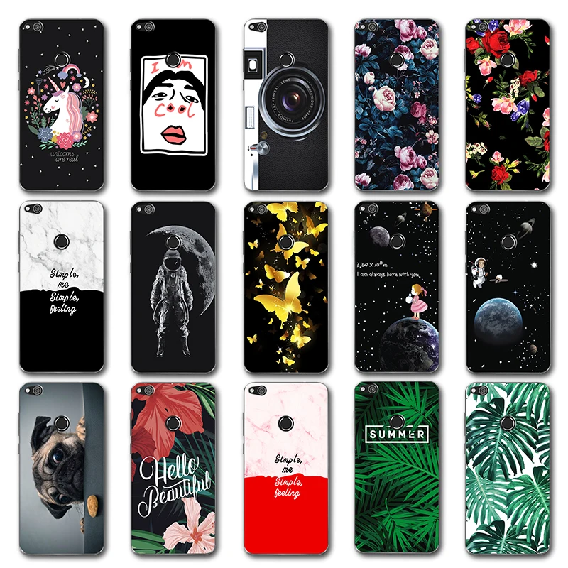 

Newest Fashion Lovers Case Leaves For Huawei Honor 8 Lite Cute Planet Cover For Huawei Honor8 Lite Fundas Capa Shell Honor 8Lite