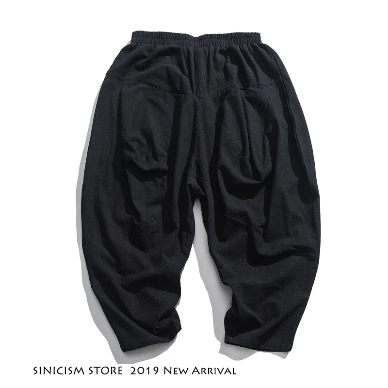 Sinicism Store мужские однотонные шаровары 2020 свободные штаны в стиле Харадзюку для