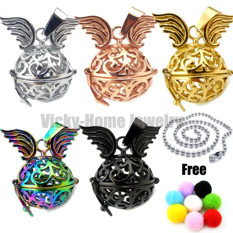 

Round Steel 316L Stainless Steel Essential Oils Diffuser Locket Aromatherapy Locket Free Pads Cage Locket Perfume Locket