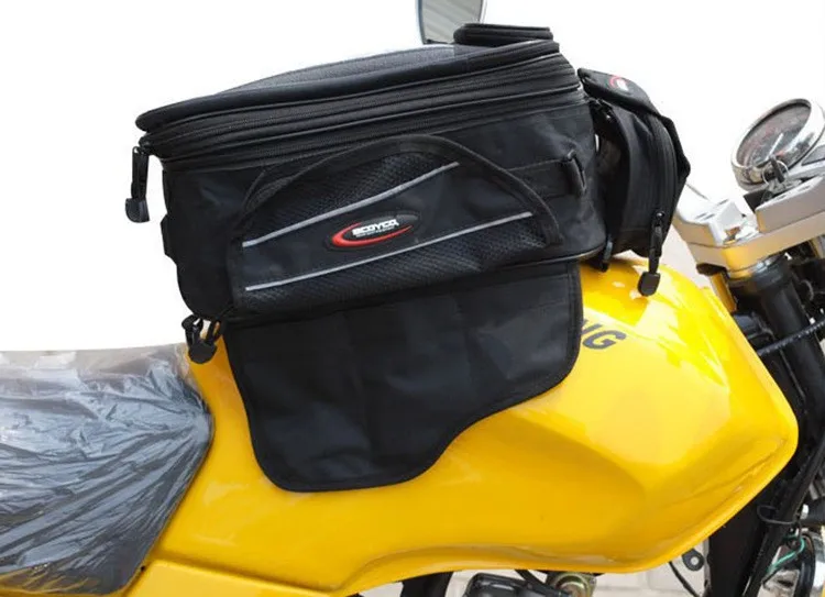 Сумка на топливный бак мотоцикла мотоциклетная сумка Магнитный Двойной плечевой рюкзак мотоциклетная масляная сумка