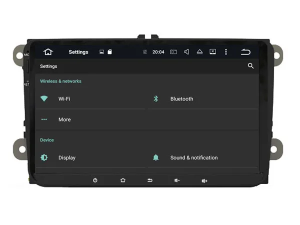 Top Ips screen Android 8.0 Car Dvd Navi Player FOR VW B6/CADDY/PASSAT/SAGITAR/TIGUAN/TOURAN gps auto stereo audio multimedia 4
