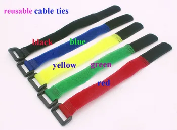 

30pcs Wholesale ties 20*200mm tie cable tape Nylon Reusable Cable Ties back to back cable ties hook cable fasteners management