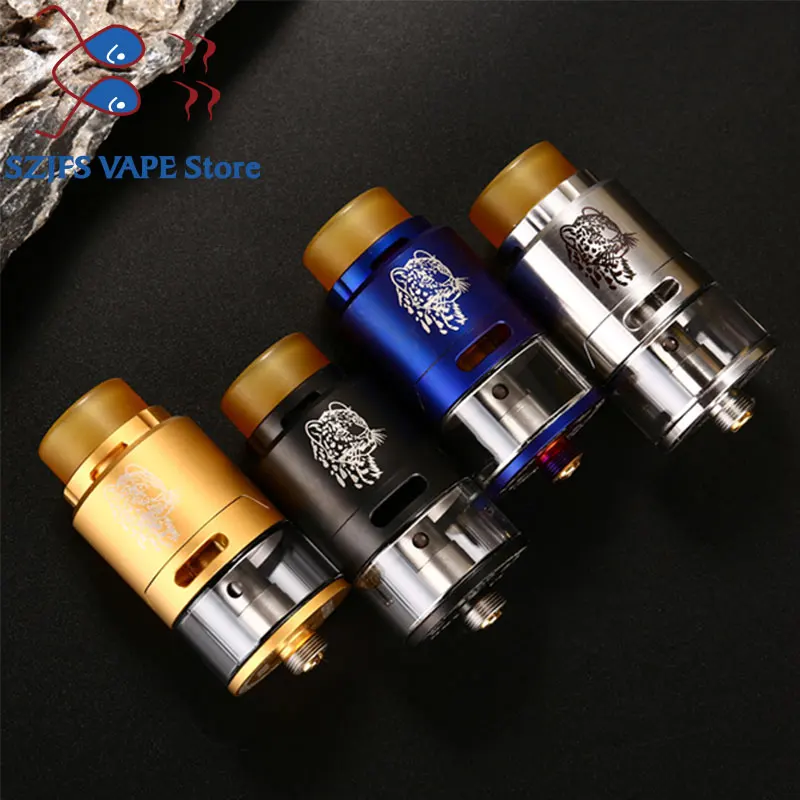 

Electronic Cigarette Original 5GVAPE Leopard RDTA Atomizer 4 ML Tank 22mm Diameter 316ss Steel Vape VaporizerFit 510 Electronic