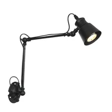 Nuevas lámparas clásicas de pared antiguas para lectura de dormitorio al lado de 220V Industrial retro Sonce lámpara de pared Led de interior Wandlamp negro