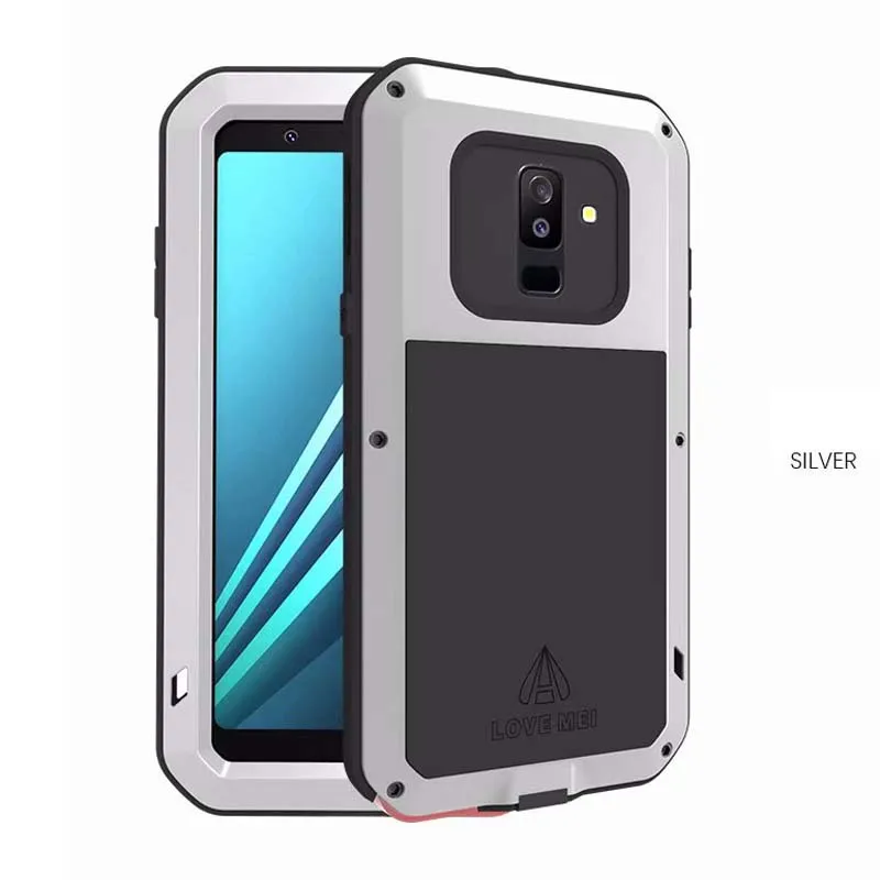 

Original Brand Aluminum Metal Case Shockproof Cover 360Full Body Protective For Samsung Galaxy A8 2018 A8 Plus 2018 A8S KS0003