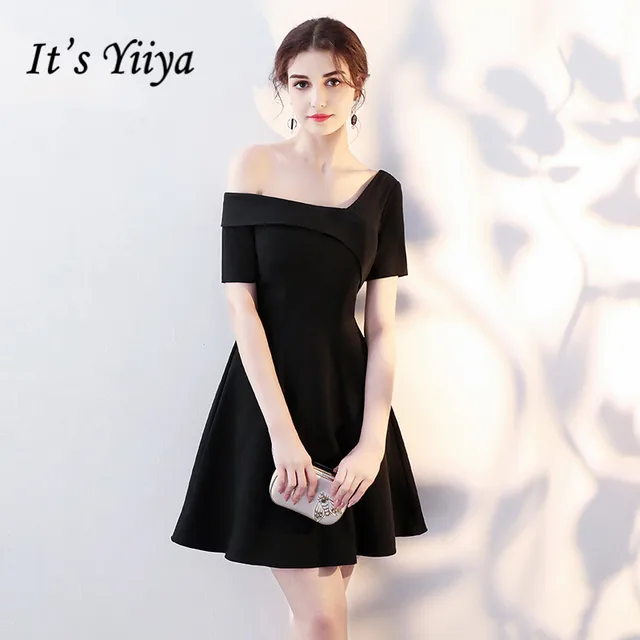 Simple Knee Length Formal Dresses