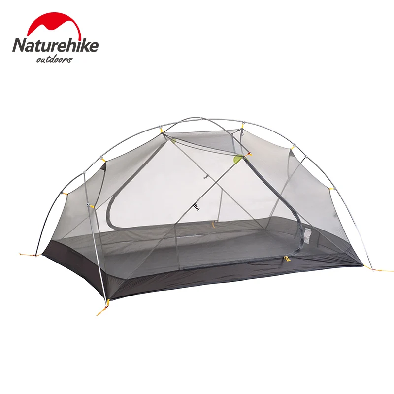 NatureHike Outdoor 1-2 person Camping Tents Mongar 20D Silicone Fabric tent Ultralight Double Layer 3 seasons travel hiking Tent