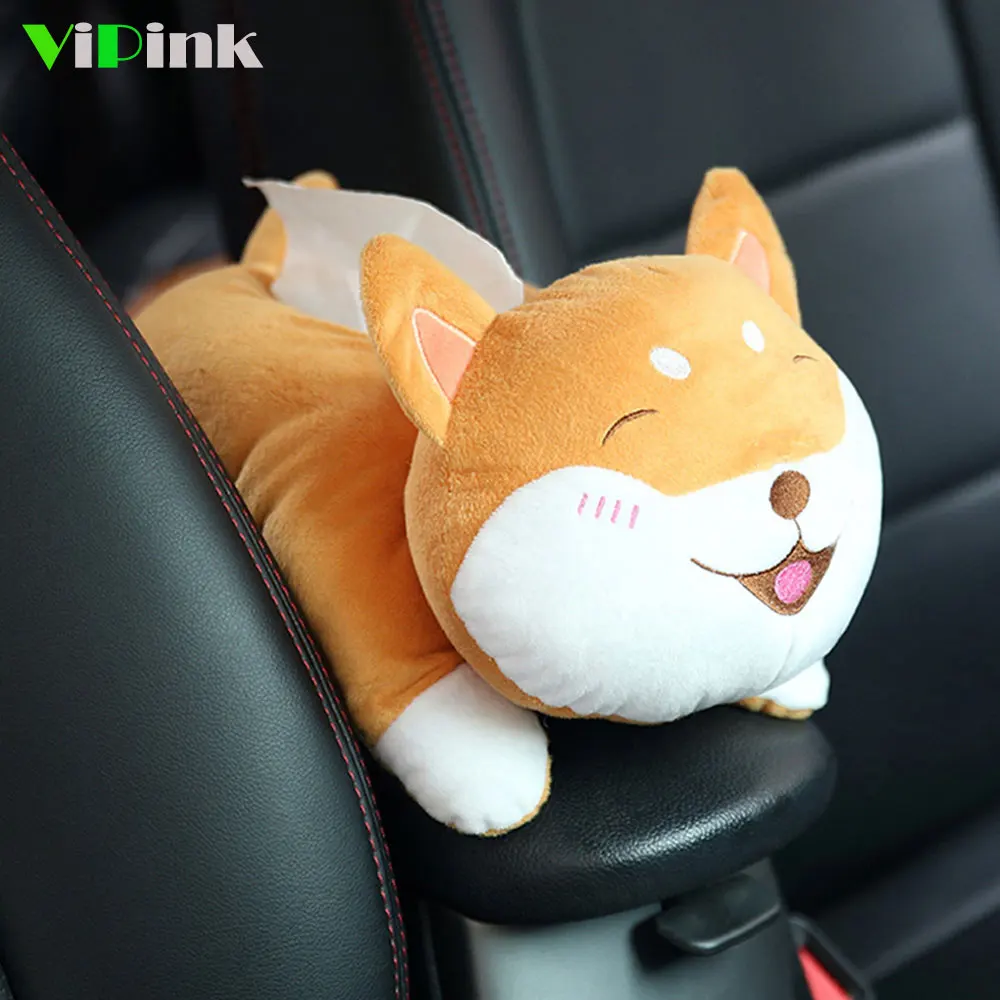 Плюшевая коробка для ткани Обложка Симпатичные Косплей Shiba Лисья Секретная
