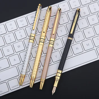 

NEW Hero 10K Gold Nib Metal Fountain Pen Slim-Long Ink Pen Urban Fashion Women Lady Authentic Quality Pen Writing Gift Pen Set