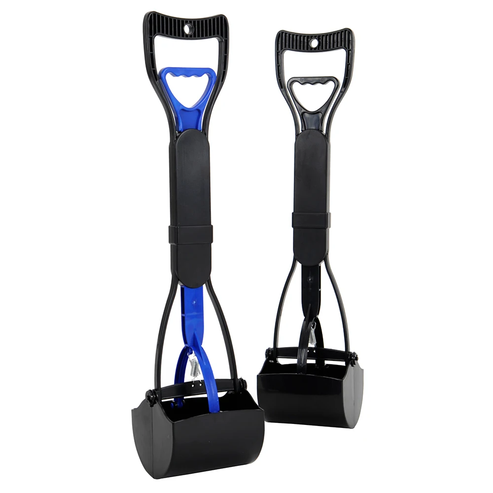HOOPET Pet Pooper Scooper длинной ручкой челюсти полуют совок чистке Палочки до животных