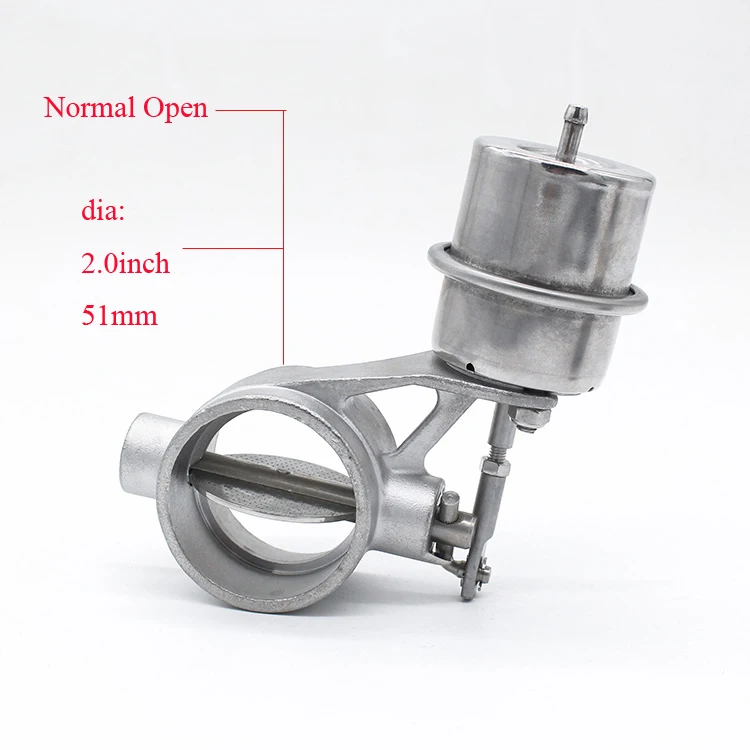

2.0inch Vacuum Valve Stainless Steel Cutout Valve 51mm Pipe Parts Automobile Accessory