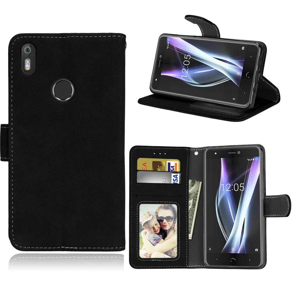 Чехол книжка для BQ Aquaris X/X Pro стильный кожаный чехол бумажник с подставкой флип X