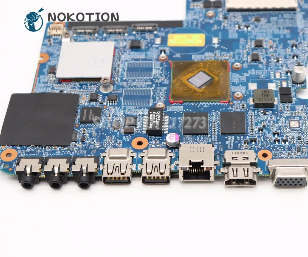 Материнская плата NOKOTION 659094 001 для ноутбука HP Pavilion DV7 6000 материнская HM65 DDR3 HD6490