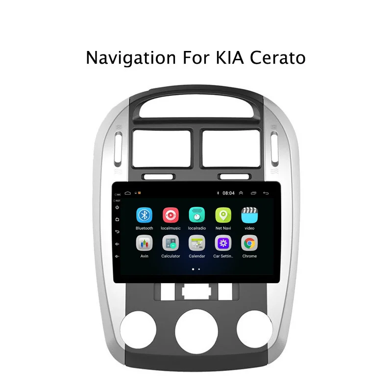 Ectwodvd 9 &quotAndroid 8 1 автомобильный dvd плеер gps навигация для Kia Cerato 2008 2009 2010 2011 2012 Радио