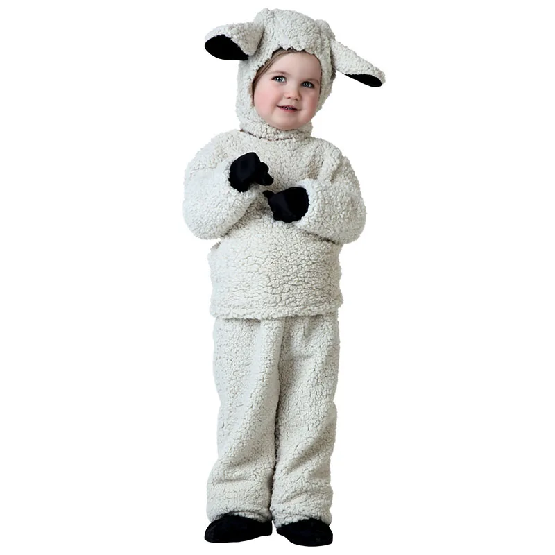 Cute Sheep Cosplay Costumes Kids Bodysuit Clothing Toddler Animal