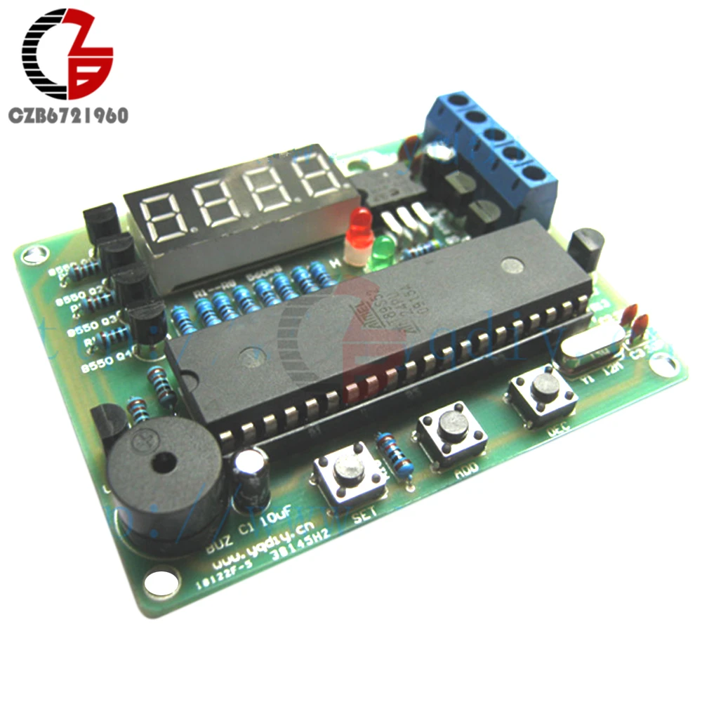 

DIY Kits DS18B20 AT89C2051 LED Digital Temperature Controller DC 5V Themostat Thermometer Temperature Regulator Control Alarm