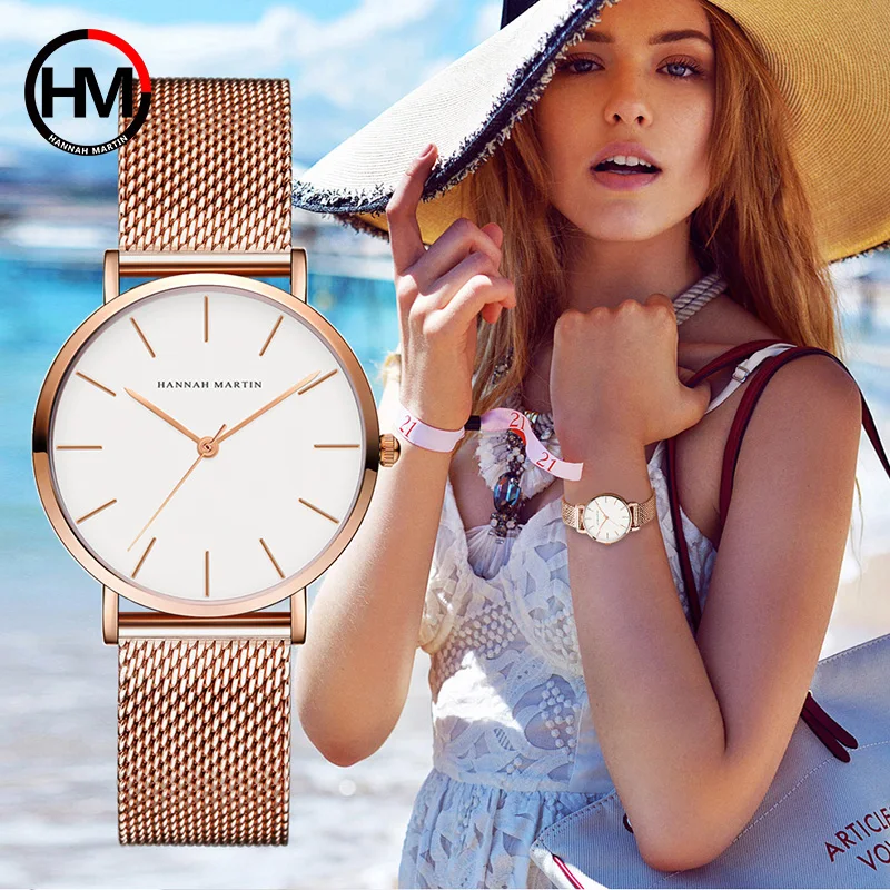 

Luxury Brand Rose Gold Women Bracelet Watches 32mm Small Female Watch Quartz Mesh Waterproof Ladies Clock relogio feminino xfcs
