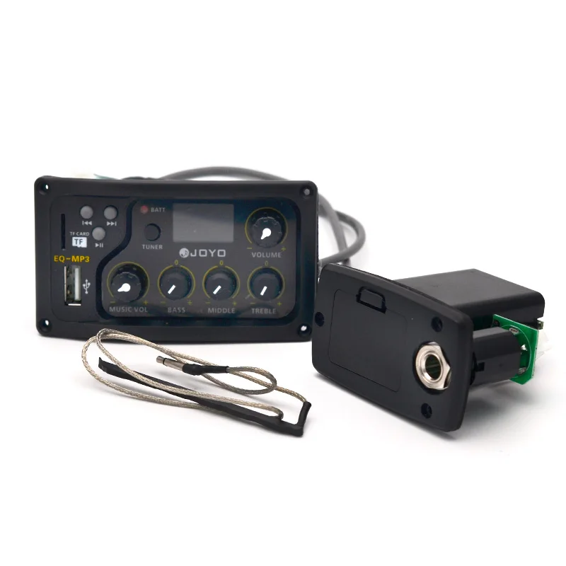 JOYO EQ MP3 акустическая гитара эквалайзер громкость музыки бас ближние и высокие