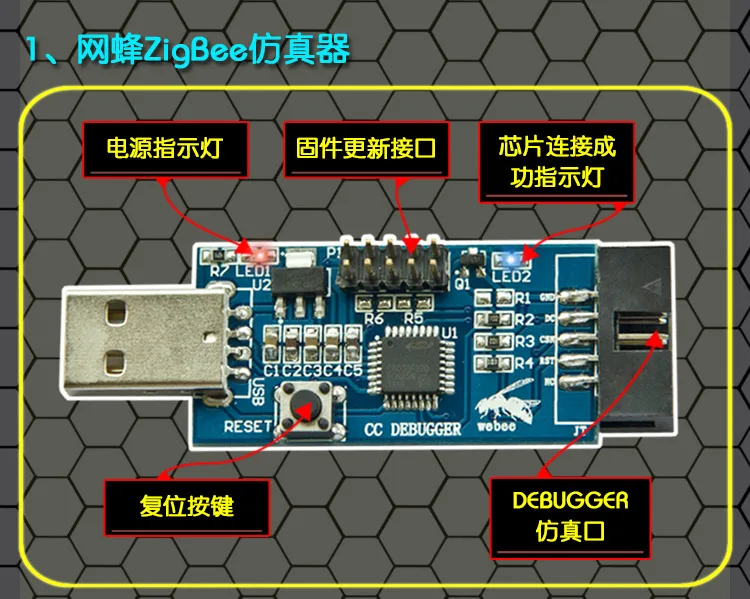 Сеть вещи ZigBee беспроводной модуль CC2530 development kit обучения доска умный аппаратного управления