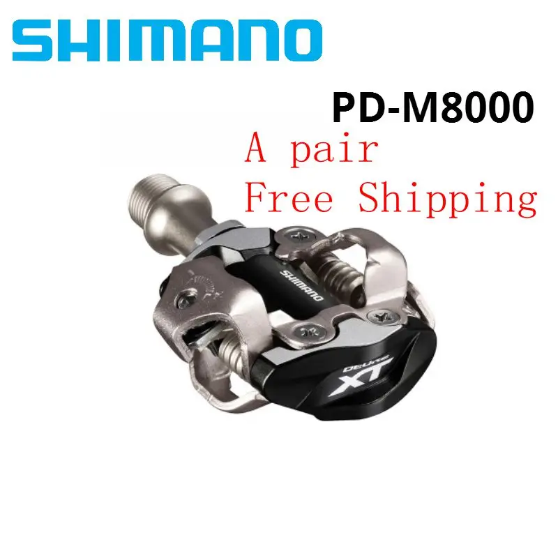 SHIMANO XT PD M8000, велосипедные педали SPD, MTB компоненты, используемые для велосипедных гонок, запчасти для горного велосипеда