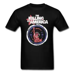 Harajuku фильма убийства американских Для мужчин Для женщин футболка Новый Новинка Дизайн принт Летний стиль Рубашки для мальчиков