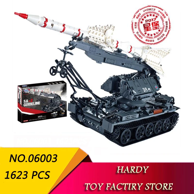 

Xingbao 06003 Military Series SA-2GUIDELINE Pellet Toys Building Block for Children