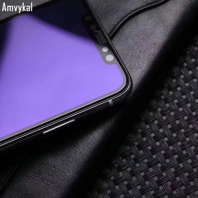 Amvykal для iPhone XR X XS Max 8 7 6s Plus закаленное стекло анти-синий светильник 9D полное покрытие стекло 9D полное покрытие защита экрана